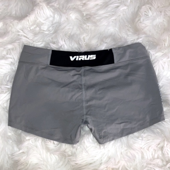 VIRUS Gray Action Sports Performance Compression Shorts L - Picture 1 of 8